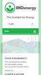 Mobile Screenshot of ekoenergy.org