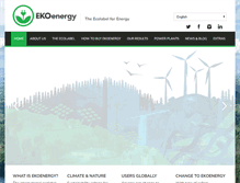 Tablet Screenshot of ekoenergy.org